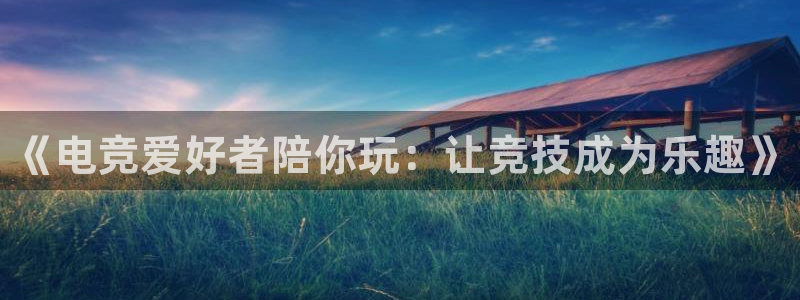 泛亚电竞是什么意思：《电竞爱好者陪你玩：让竞技成为乐趣》