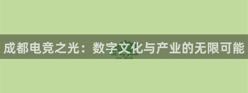 泛亚电竞平台官方最新版：成都电竞之光：数字文化与产业的无限可能