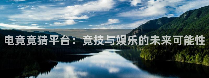 泛亚电竞邀98db in：电竞竞猜平台：竞技与娱乐的未来可能性