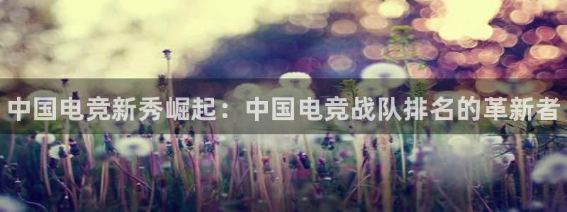 泛亚电竞综合：中国电竞新秀崛起：中国电竞战队排名的革新者