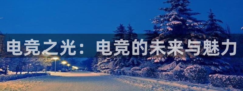 泛亚电竞平台app：电竞之光：电竞的未来与魅力