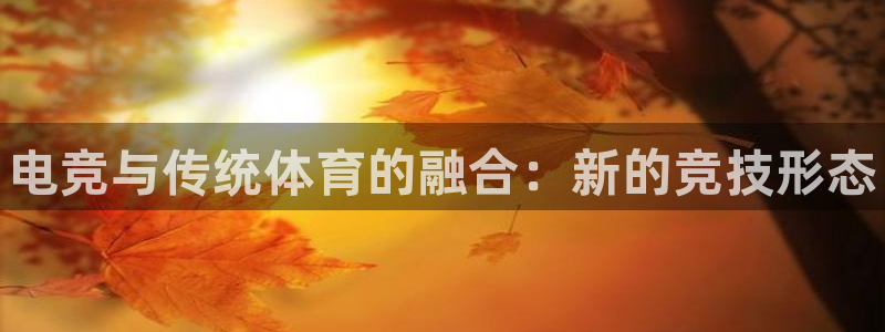 泛亚电竞官网下载网站：电竞与传统体育的融合：新的竞技形态